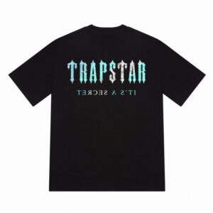 Trapstar Irongate Paisley T-Shirts Homme Noir Turquoise